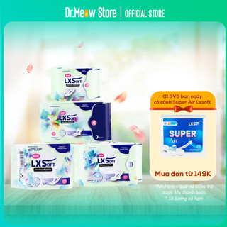 [BEST SELLER] Băng Vệ Sinh LXSoft 4 loại Ban Ngày có cánh/ Ko cánh/ Hàng Ngày/ Ban Đêm - Siêu thấm hút