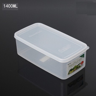 Hộp đựng thực phẩm 1400ml Inomata Nhật Bản, nhựa PP an toàn dùng lò vi sóng và tủ đông