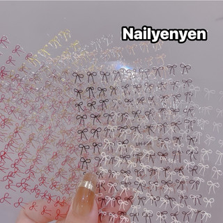 sticker nơ dán trang trí móng nhiều mẫu