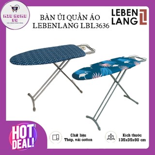 Bàn Để Ủi, Cầu Là Quần Áo Lebenlang LBL3636 - Dạng Đứng Ngồi Tùy Ý Với Khung Bằng Thép - Tặng Tấm Lót Thay Thế