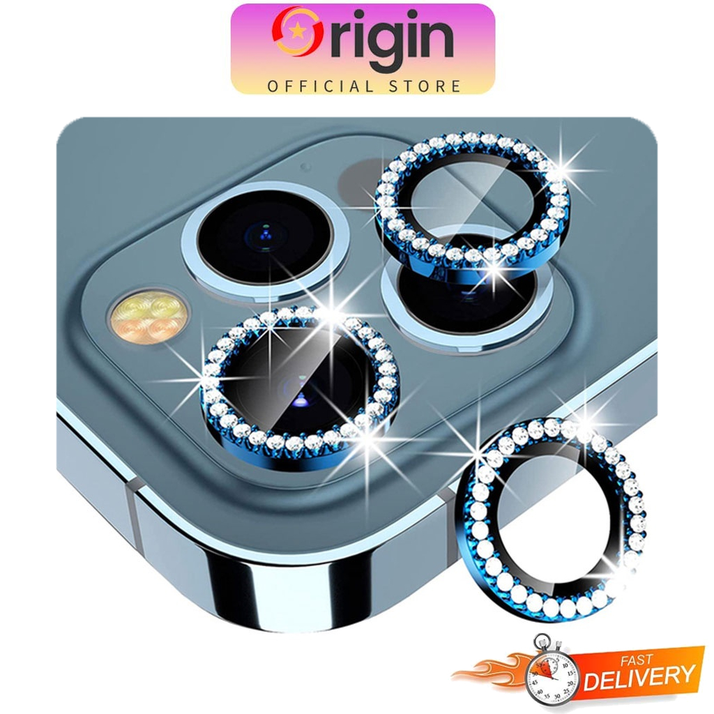 Bộ 3 mắt dán bảo vệ camera iphone 16promax 17 pro 15Pro 14 pro max 11 Pro max 12 14 plus 13 Mini Tit