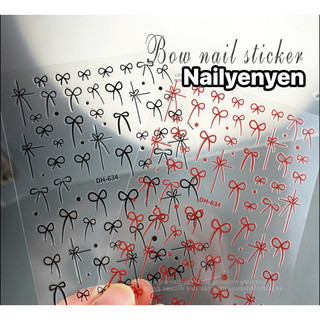 Sticker nơ dán trang trí móng nhiều mẫu