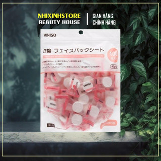 Mặt Nạ Nén Miniso 100 Viên
