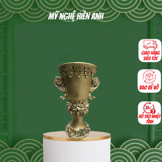 Bình hoa bầu hoa composite mã bh25, lọ cắm hoa, bình cắm hoa giả, bình trang trí