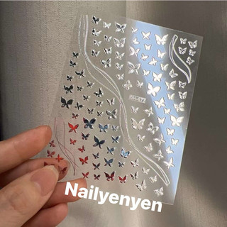 sticker bướm dán trang trí móng