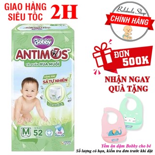 Tã Quần Xua Muỗi Bobby Antimos M52/L50+2/XL48+4/XXL46+6/ Bobby M76, L68, XL62, XXL56
