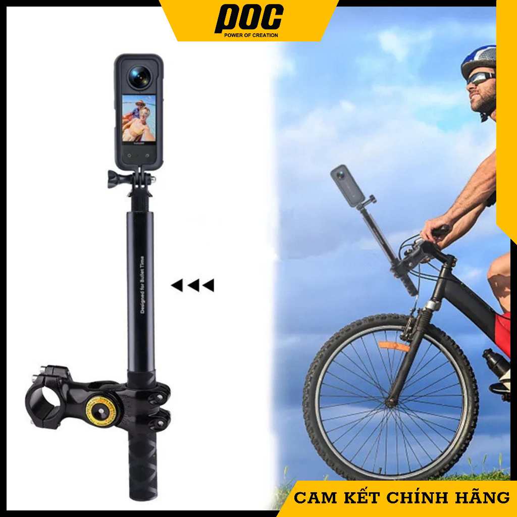 Giá Đỡ camera Hành Trình Gắn Tay Lái Xe Đạp Cho insta 360 x3 one x2 insta360 gopro