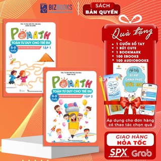 Sách - combo pomath toán tư duy cho trẻ 8 - 9 tuổi
