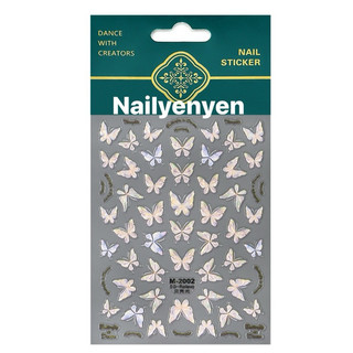 sticker bướm nổi 5D dán trang trí móng
