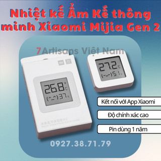 (CÓ SẴN) Ẩm Kế thông minh Xiaomi Mijia Gen 2 (Đời 2)  Bluetooth Kết Nối Với Smartphone - Tablet Theo Dõi Qua App