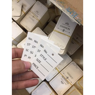 5 XẤP Tag, Mac Quần Áo Trẻ Em, Combo 100 Cái X5