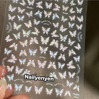 sticker bướm nổi 5D dán trang trí móng