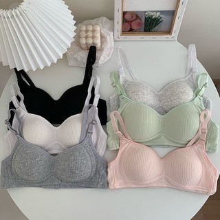 Áo ngực nữ sinh không gọng - Áo Bra Nữ cottong đệm mỏng cup ngực nhỏ phom ôm không hở viền áo lót cao cấp Carla 138