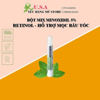 Bột Retinol Mix Minoxidil Hổ Trợ Mọc Tóc, Râu