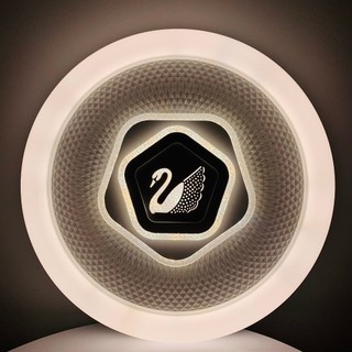 Đèn ốp trần MULAS 50cm hiện đại trang trí nhà cửa sang trọng, cao cấp - kèm bóng LED 3 màu ánh sáng