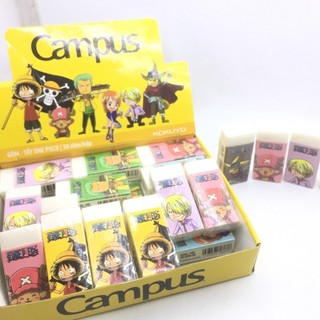 Tẩy Campus One Piece, Doraemon, Conan, Gôm Campus, viên tẩy, văn phòng phẩm, đồ dùng học sinh