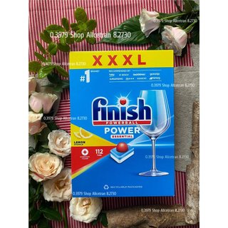 Viên rửa Finish Essential 112 viên  (dùng cho máy rửa chén bát)