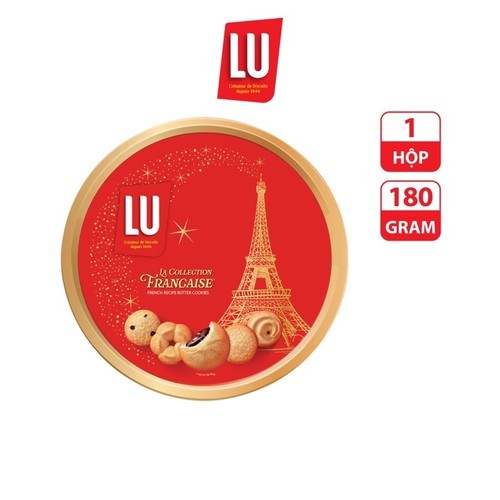 Bánh Quy Bơ Thập Cẩm LU Butter Cookies (Hộp 180g)