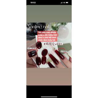 sơn gel đỏ cherry siêu sang