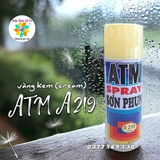 Sơn xịt màu vàng  ATM Spray mã A218