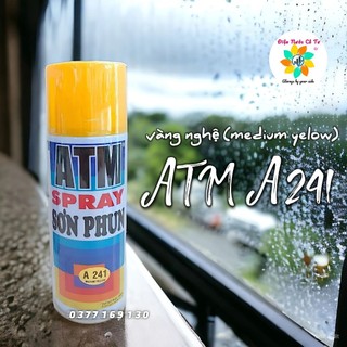 Sơn xịt màu vàng  ATM Spray mã A218