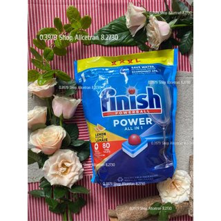 Viên rửa chén bát finish all in 1 - 80 viên