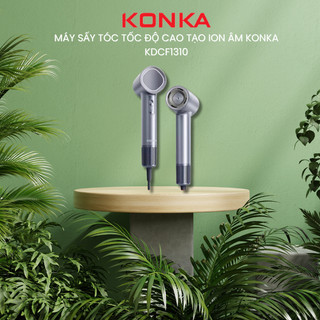 Máy Sấy Tóc Tốc Độ Cao Tạo Ion Âm  KonKa KDCF1310 Hàng Chính Hãng / BH 02 năm