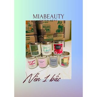 Nến thơm 1 bấc bbw-miabeauty chính hãng