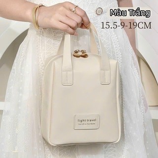 Túi da đựng mỹ phẩm túi xách đựng đồ trang điểm đa năng nhỏ gọn dễ mang - TDC253