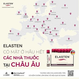 Collagen thủy phân Elasten từ Đức hộp 28 ống