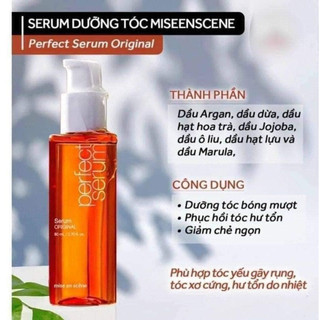Serum dưỡng tóc Misen Scene Perfect Serum mẫu mới size lớn 80ml