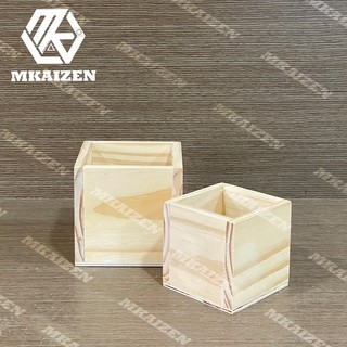 Chậu gỗ vuông- Chậu Trang trí để bàn- Chậu gỗ decor quán cafe-chậu gỗ trồng xương rồng-chậu sen đá để bàn decor