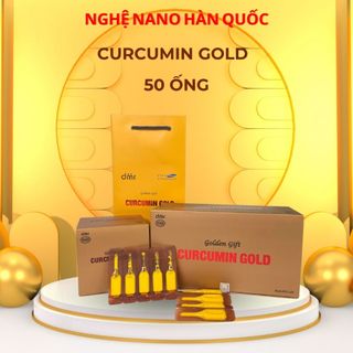 Tinh chất nghệ nano curcumin gold - golden gift - 100 ống