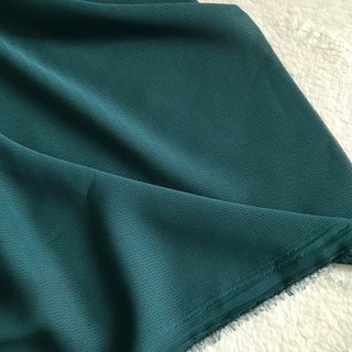 Vải lụa mặt gân xanh khổ 1m5 - mềm mịn, rũ không co giãn - may đầm, váy, áo kiểu, vải lót