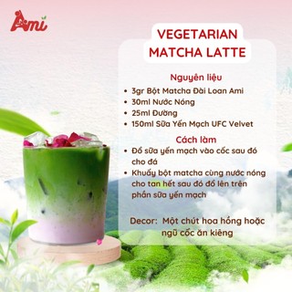 Bột Trà xanh Matcha  Đài Loan (Hương Nhài) Ami - Gói 500g