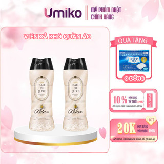 Viên xả khô quần áo Lenor eau de luxe relax Nhật 520ml