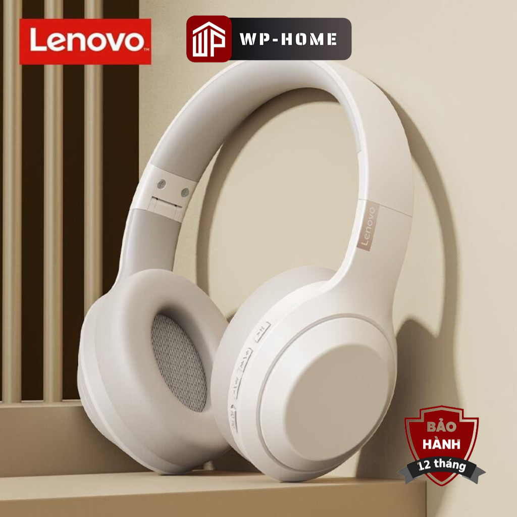 Tai Nghe Lenovo TH10 Bluetooth - Tai Nghe Không Dây Âm Thanh Nổi Giảm Ồn Chống Thấm Nước Có Mic Cho 