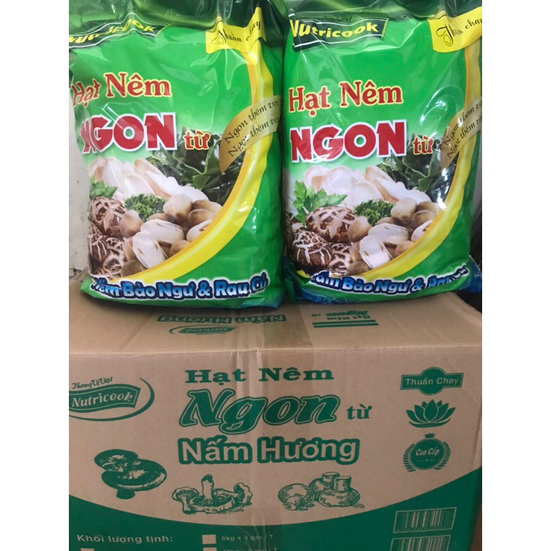 Hạt Nêm Nấm Hương ( thuần chay túi 5kg )