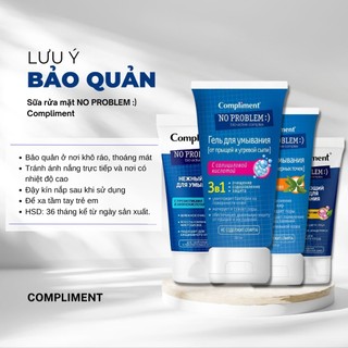 Sữa Rửa Mặt Compliment No Problem 200ml