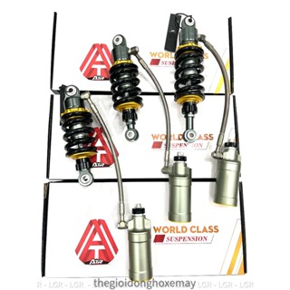 Phuộc Sau, Giảm Sóc Sau ATR Bình Dầu Xoay 360 V2 Loxo Đen Chén Vàng Exciter - Winner, Sonic - Raider, Satria
