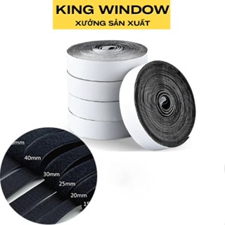 Velcro, băng dính gai, khóa nhám, tape có keo sẵn Bán theo mét dài