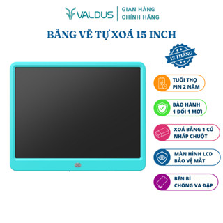 Bảng vẽ tự xoá thông minh đa sắc Manigo KS01501 kích thước 15 inch màn hình LCD bảo hành 12 tháng