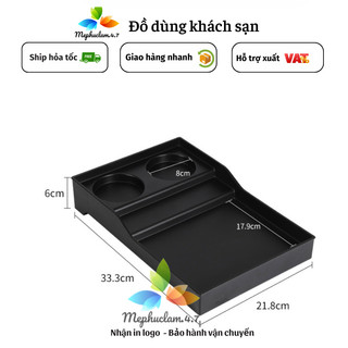 Khay Amenities đựng đồ dùng phòng tắm, đồ ăn nhẹ, cốc đánh răng cho khách sạn
