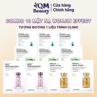  Hộp 10 mặt nạ Wonjin Effect Concentrated Essence Mask 30g chăm da chuẩn Clinic Hàn Quốc 