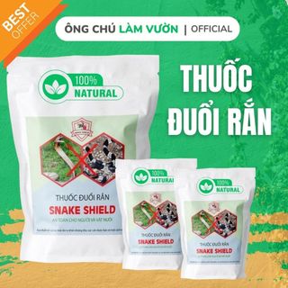 Bột đuổi rắn - thuốc đuổi rắn snake sheild - hiệu quả 100% - an toàn cho người và vật nuôi-gói 400gr