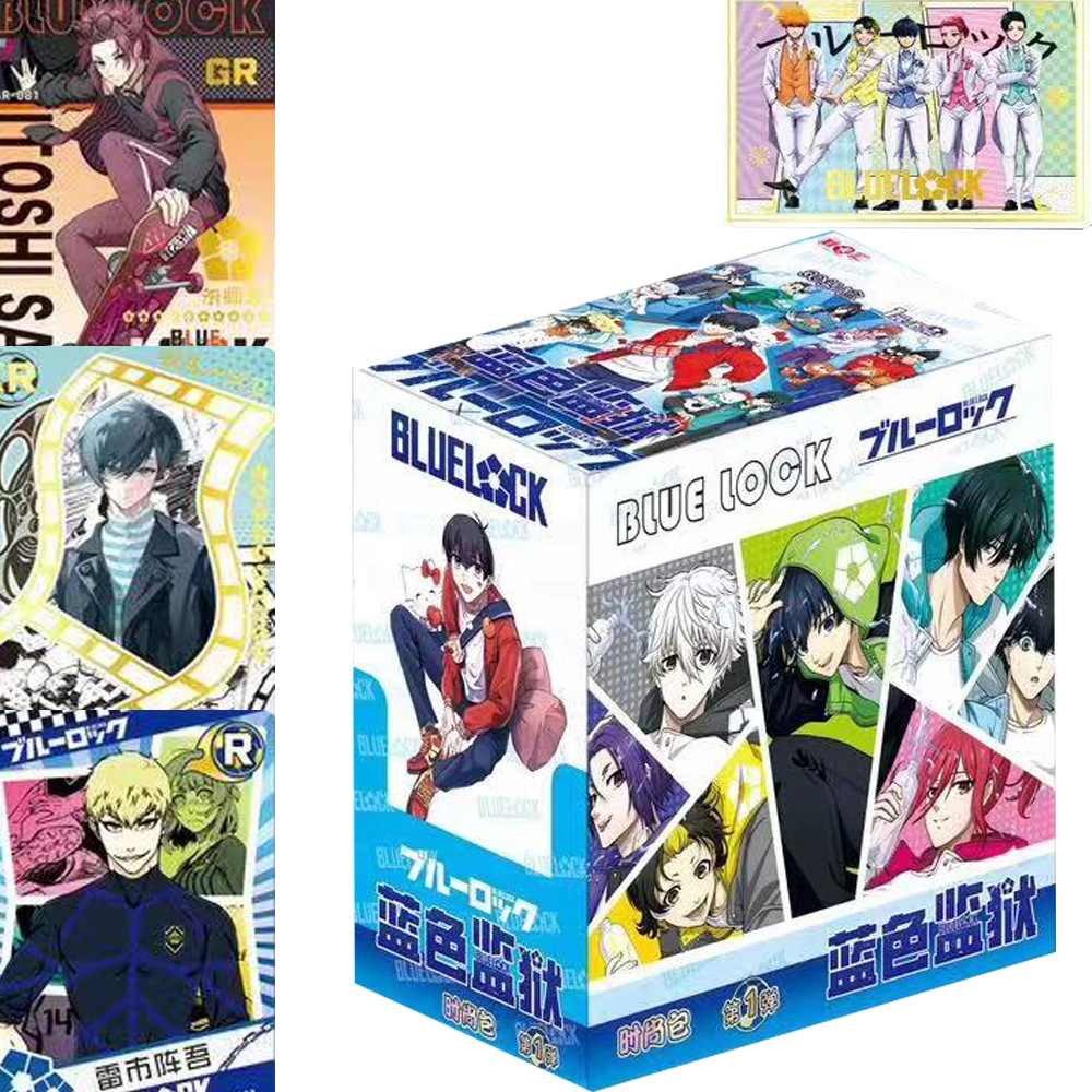 (LT.bluelock - FULL BOX) Hộp ảnh thẻ gacha BLUE LOCK in hình anime chibi ảnh card sưu tầm độc đáo