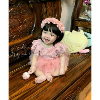 Bờm tóc hoa cho bé/ bờm tóc công chúa cho bé