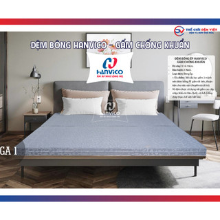 Đệm Bông Ép Hanvico Gấm Chống Khuẩn