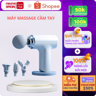 Máy Massage Misuma Cầm Tay Mini, Súng Massage Cầm Tay Mini Toàn Thân 6 Cấp Độ Chuyên Sâu Đa Năng