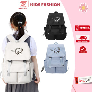 Balo tiểu học cho bé ZENZIN KIDS in hình siêu nhân, công chúa đựng vừa bảng phấn, cặp cấp 1 chống gù đi học cho bé
